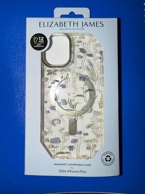 iPhone 16 PLUS case. Elizabeth James Floral with MagSafe